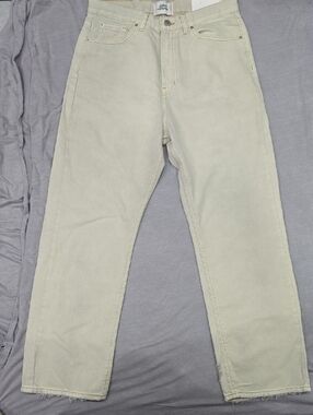 BDG Men's Light Tan Straight-Leg Chinos
